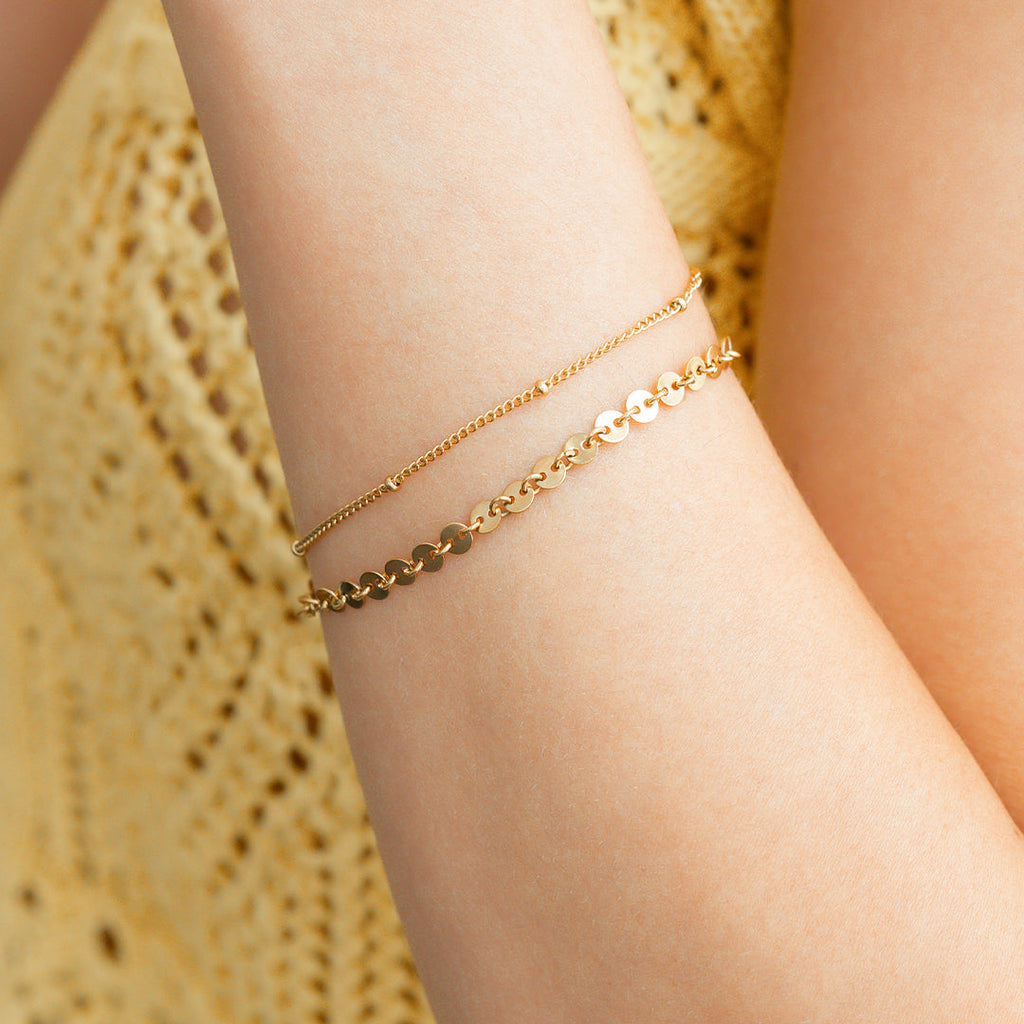 Mohnblumen-Armband-Set