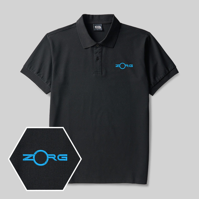 Polo brodé ZORG Geek