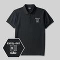 Excel-ent Dad Geek Embroidered Polo Shirt