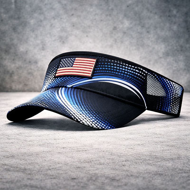 Visière de sport dégradée style technologie