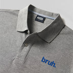 Bruh. Geek Embroidered Polo Shirt