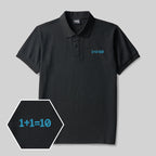 Polo brodé Génie binaire Geek