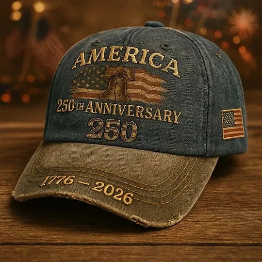 Casquette rouge 250e anniversaire des États-Unis