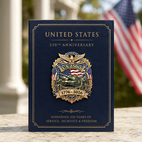 250 Years of Patriotism (1776-2026) Commemorative Brooch