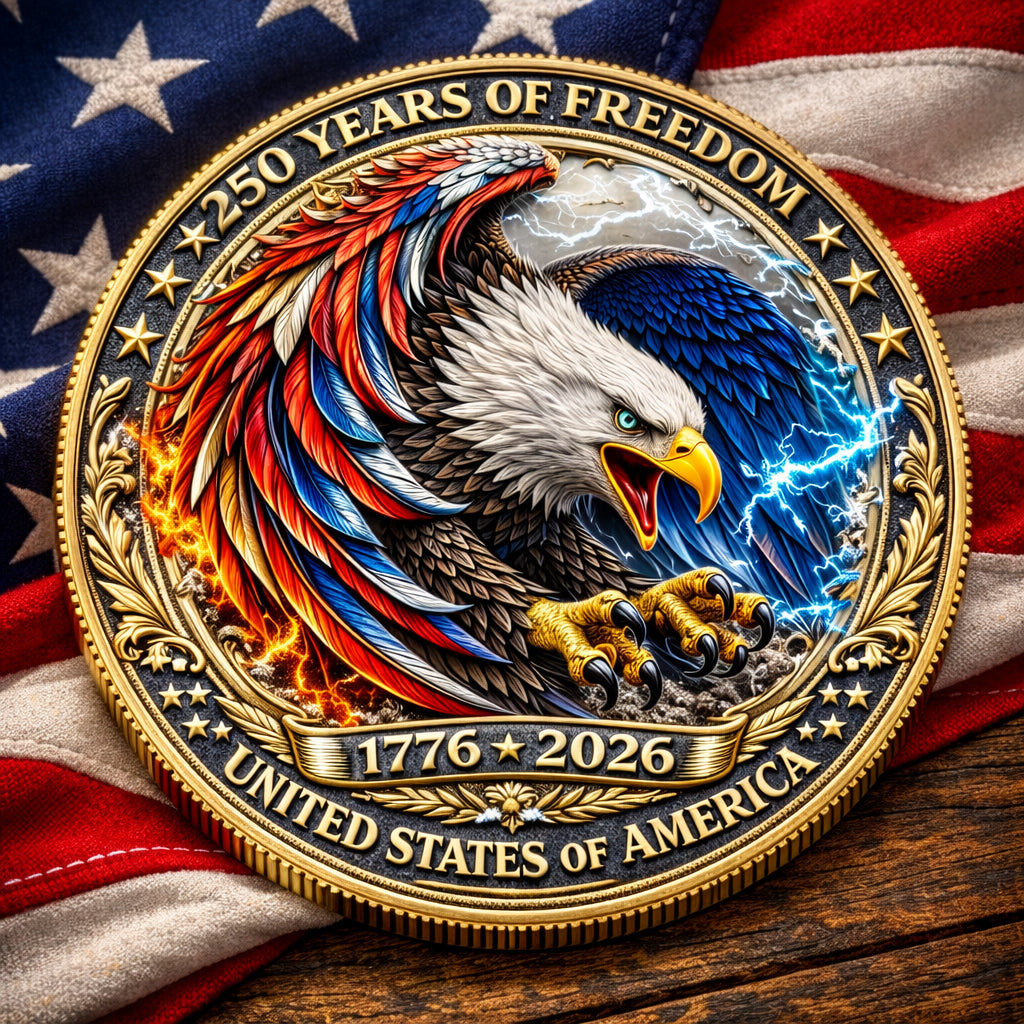 🏆Flash Sale 60 % Rabatt - Gedenkmünze zum 250. Jahrestag der USA