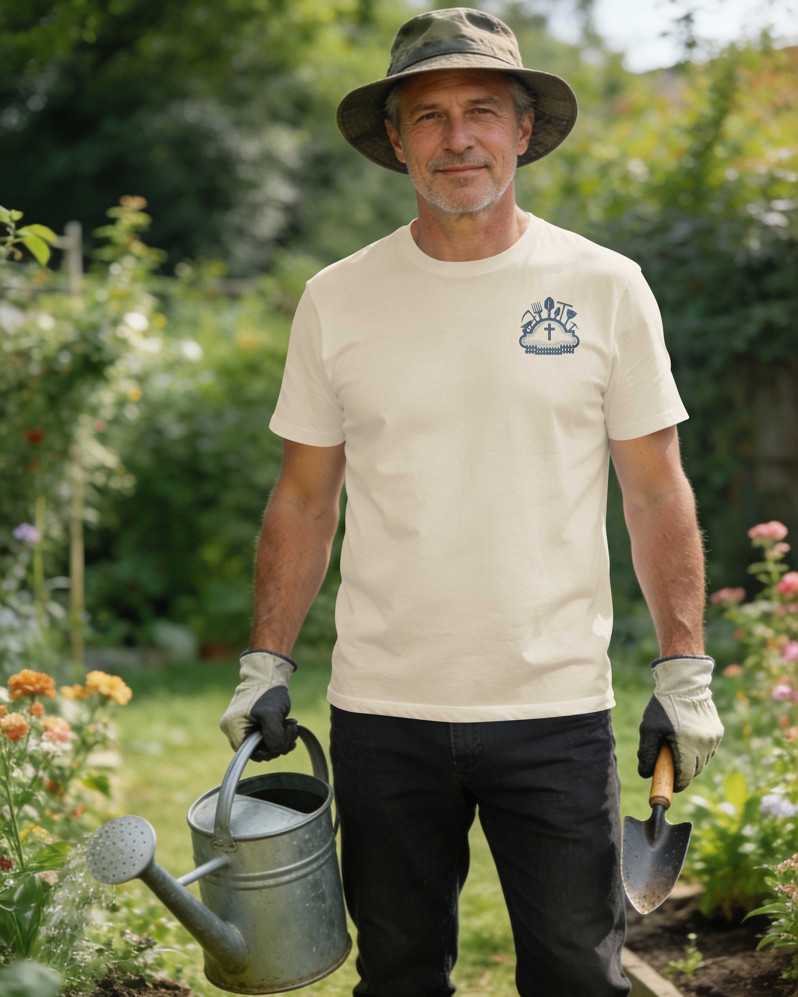 Where I Plant With Purpose God Grows With Grace T-Shirt