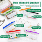 A8 Large Waterproof Travel Pill Organizer Set