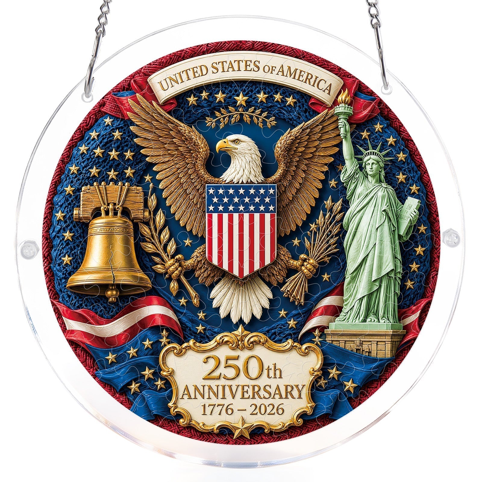 Glory of America Light Suncatcher-Acrylic Window Art
