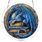 Dragon Realm Library Light Suncatcher-Acrylic Window Art