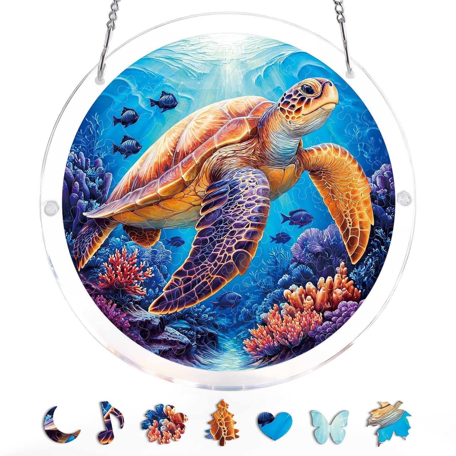 Starsea Schildkröten Lichtfänger-Acryl Fensterkunst