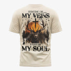 Hunting In My Veins Faith In My Soul All Over Print Custom Name T-Shirt