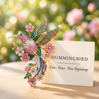 Hummingbird Blossom Brooch