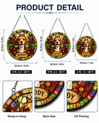 Custom Puzzle Suncatcher for Pets, Family, Couples & Memorials