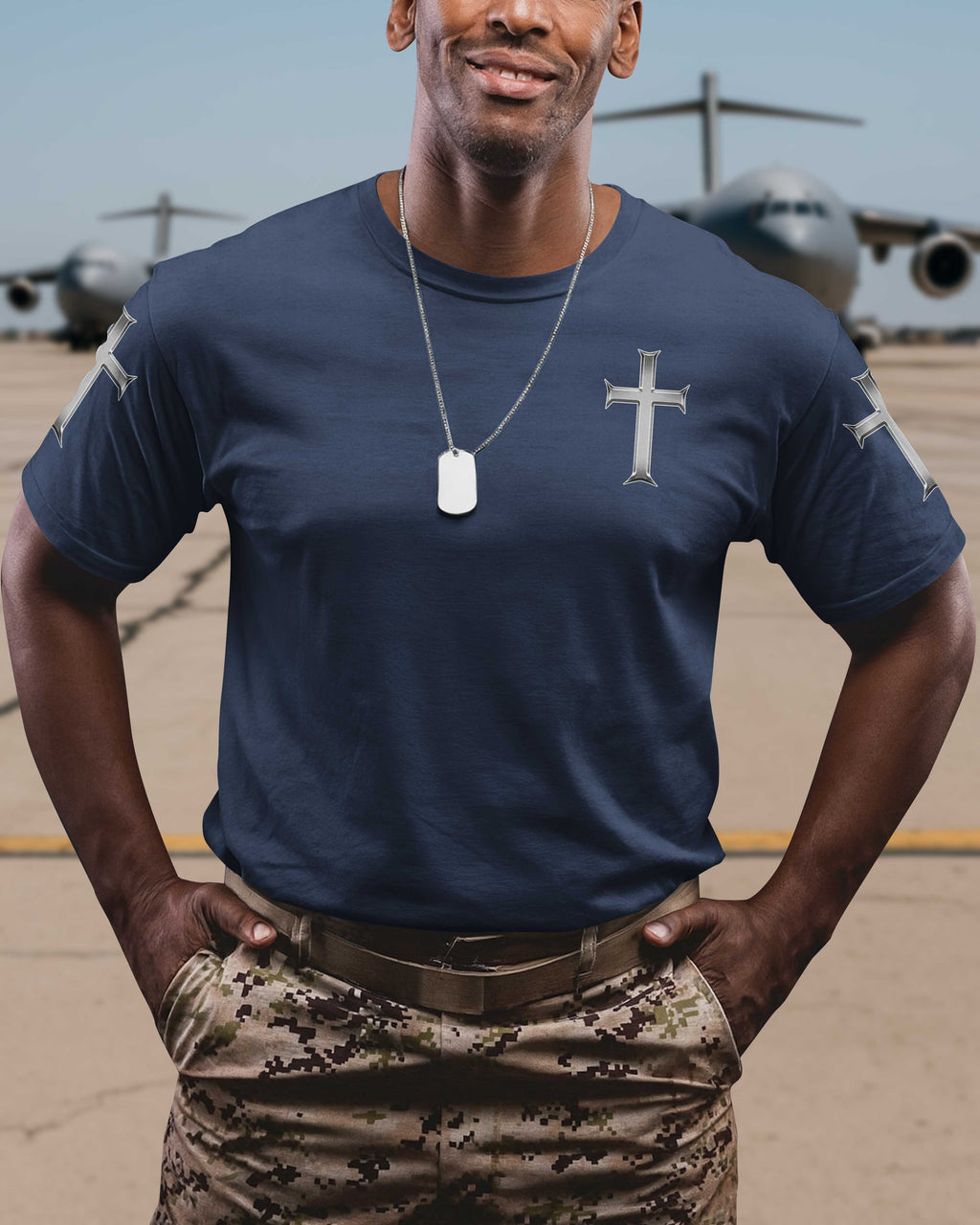 Trained By The Corps Redeemed By The Cross T-Shirt