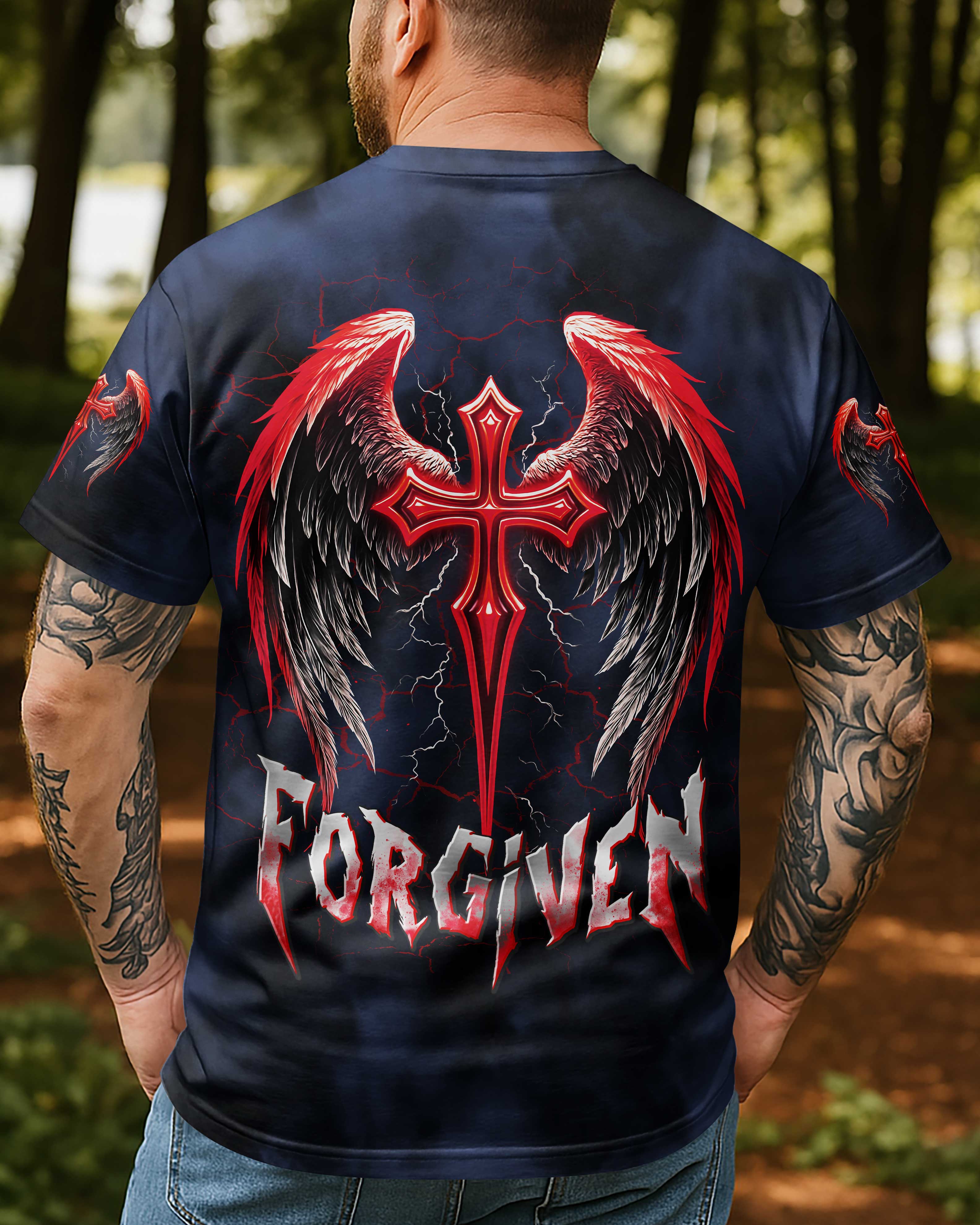 Forgiven All Over Print T-Shirt