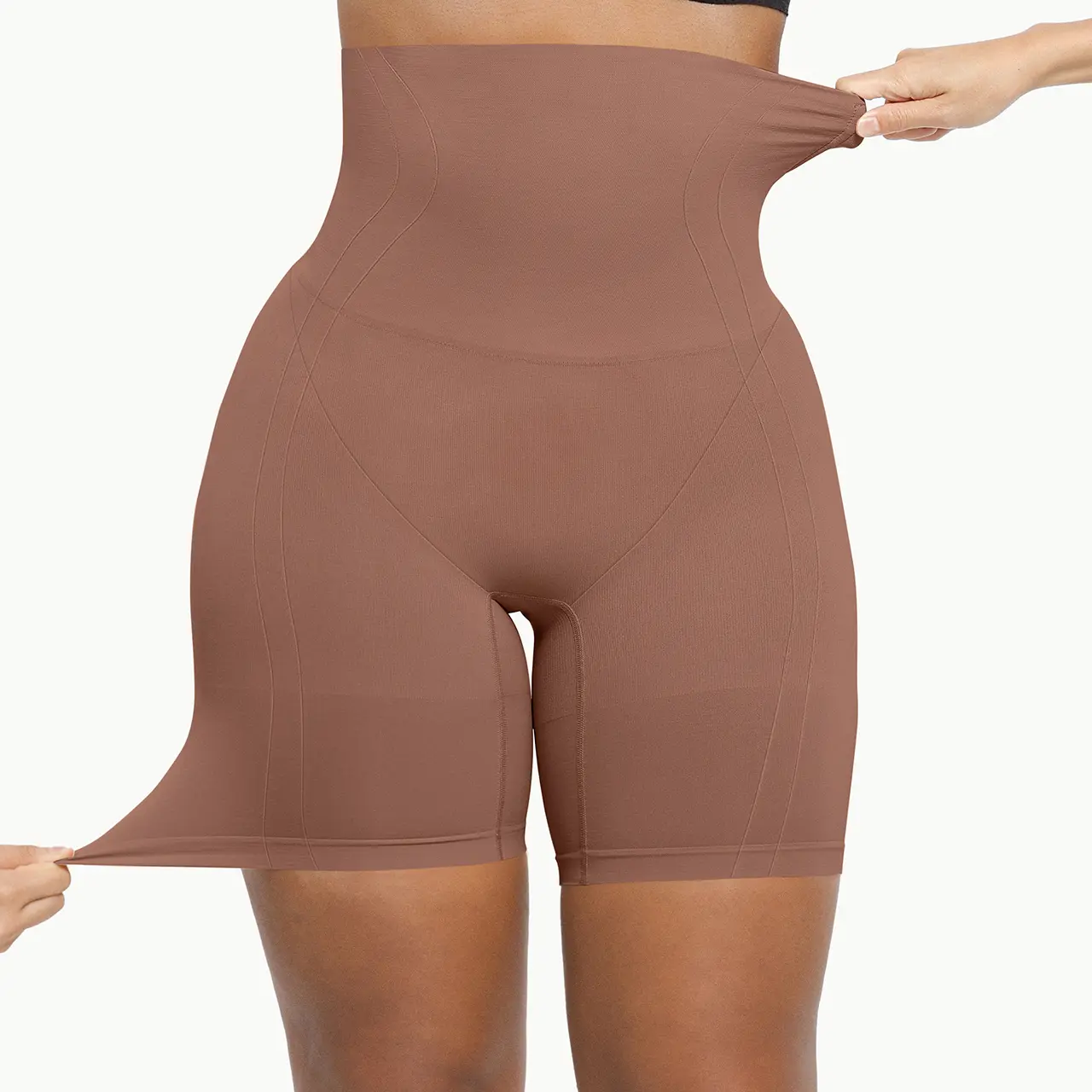 Short galbant sans coutures pour femme | Shorty gainant taille haute contrôle du ventre