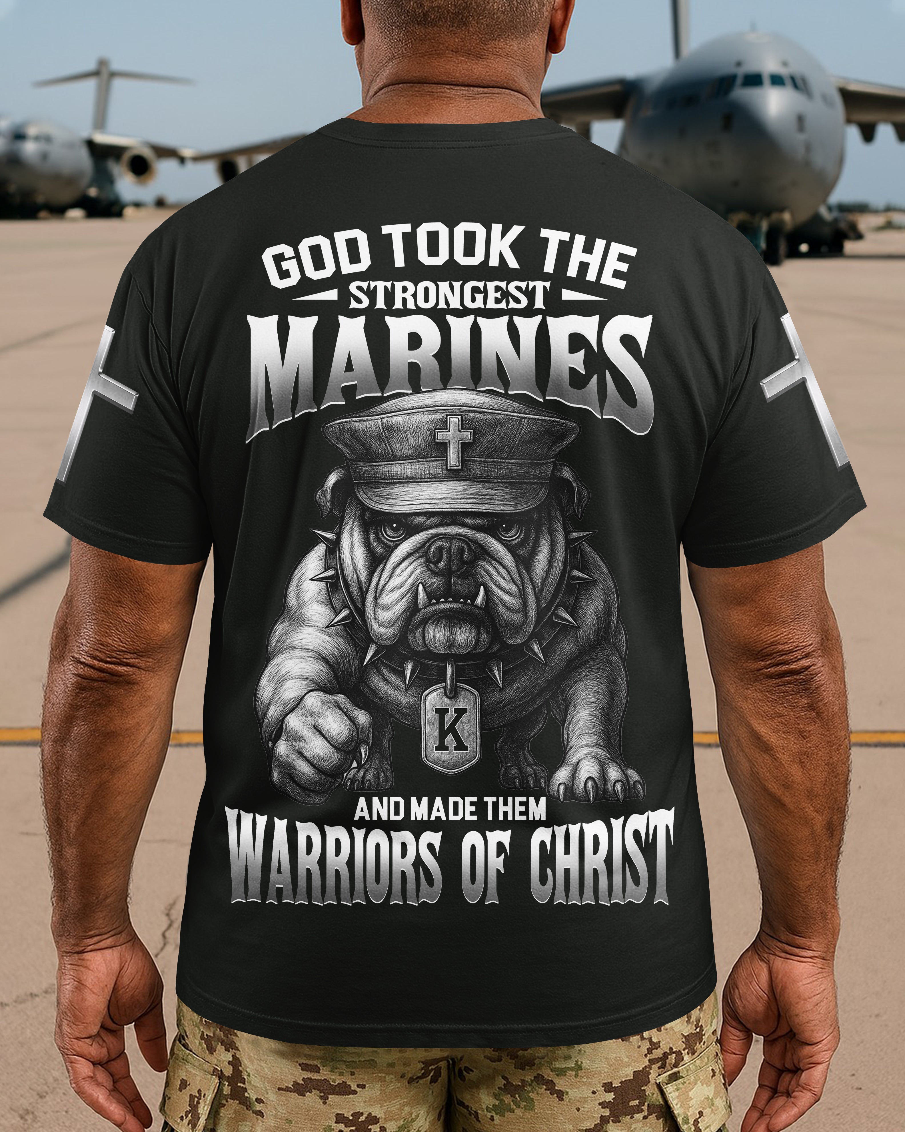 God Took The Strongest Marines And Made Them Warriors Of Christ T-Shirt