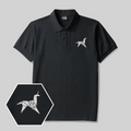 Dream Runner Geek Embroidered Polo Shirt