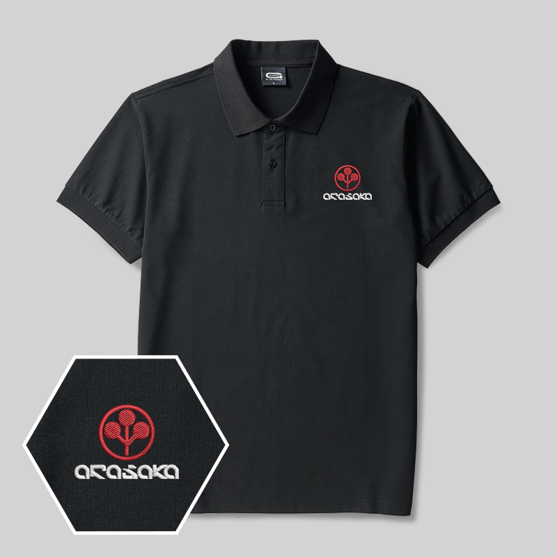 Arasaka Elite Geek Embroidered Polo Shirt