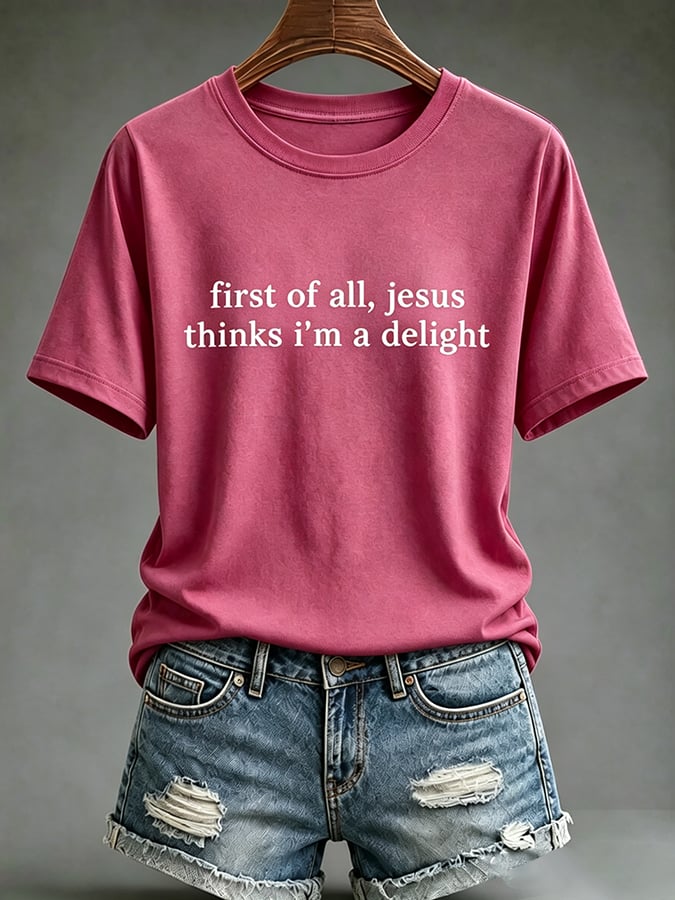 Women's  Faith Cross  Jesus The Way, The Truth & The Life Print Top