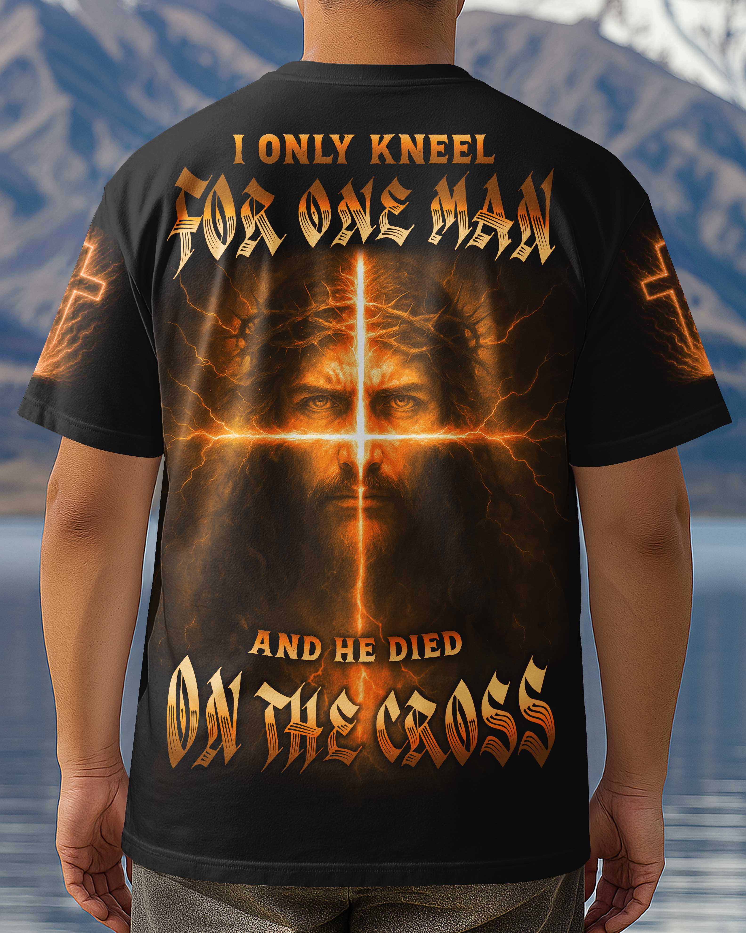 I Only Kneel For One Man All Over Print T-Shirt
