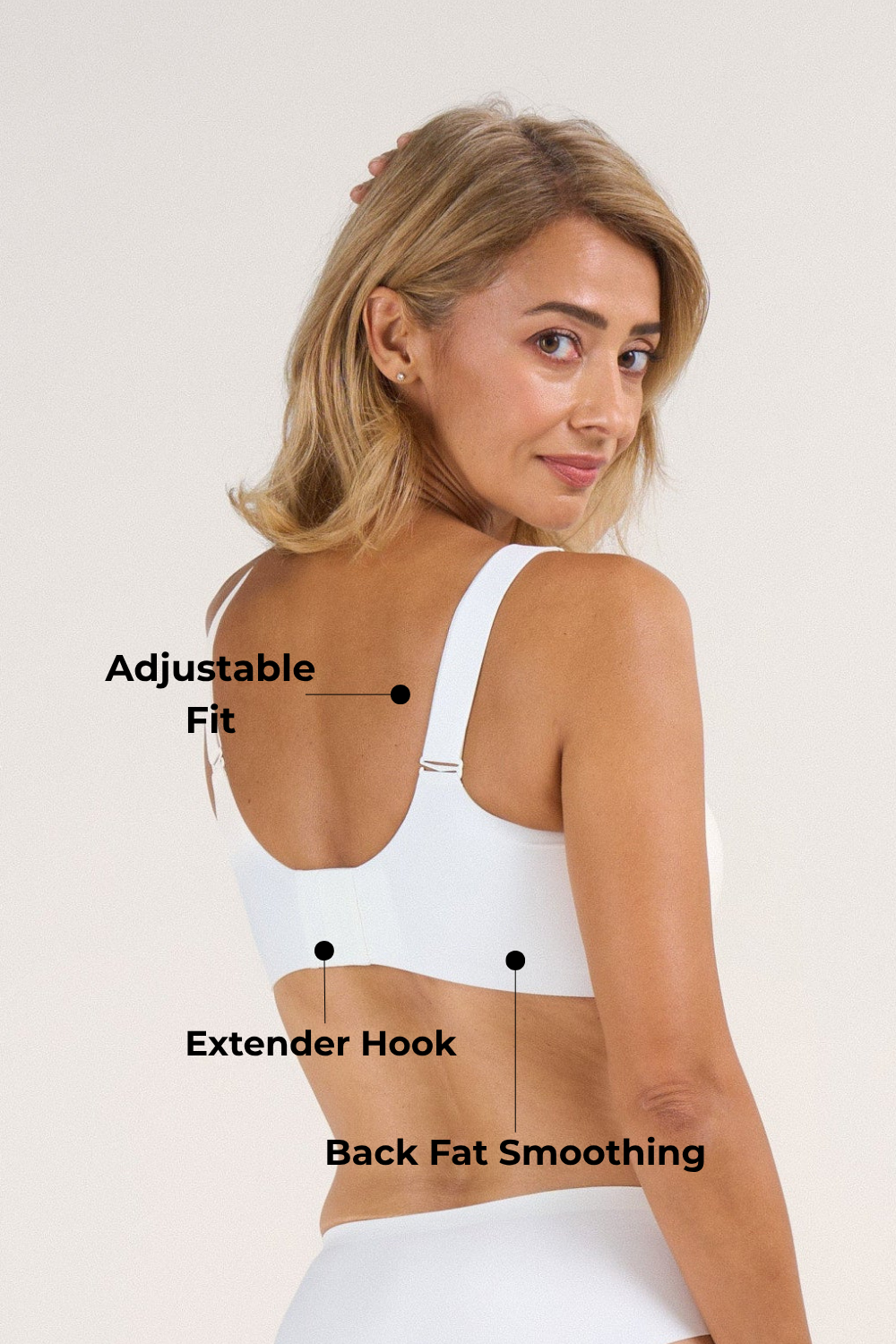 Seamless Soft V-Neck Wireless Full Support Jelly Bra