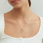 Blessed Cross & Fish Necklace