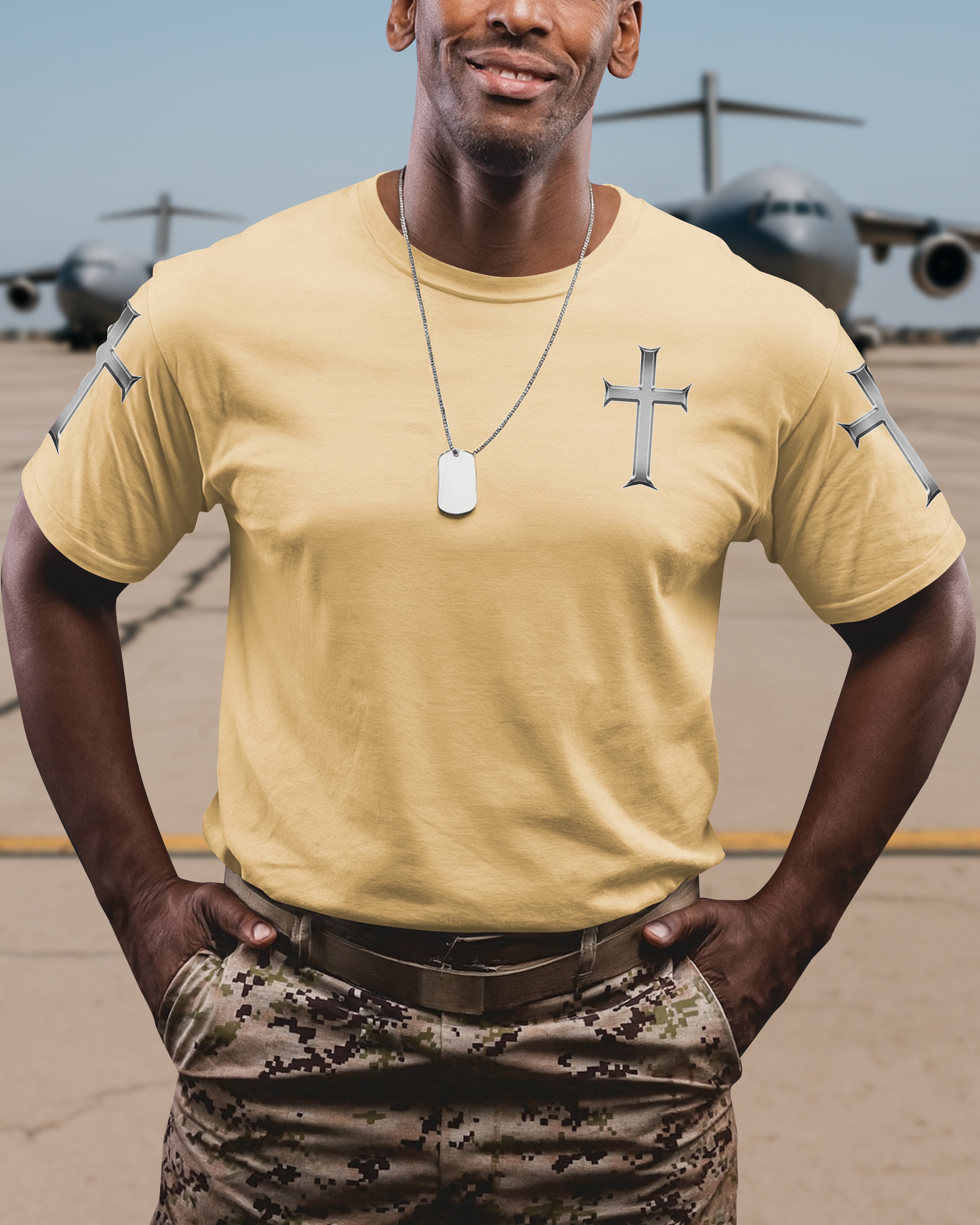 Trained By The Corps Redeemed By The Cross T-Shirt
