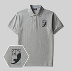Fibonaccis Katze Geek Besticktes Poloshirt