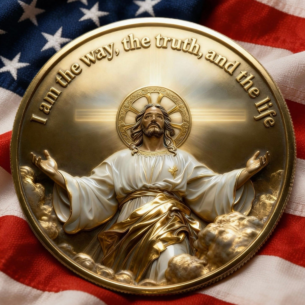 ✝️ Pièce commémorative chrétienne « In God We Trust » pour le 250e anniversaire 🇺🇸🪙