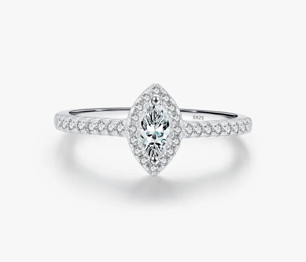 Marquise Cut Wedding Engagement Fine Jewelry Ring