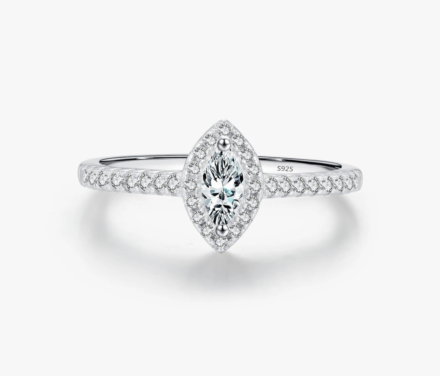 Marquise Cut Wedding Engagement Fine Jewelry Ring