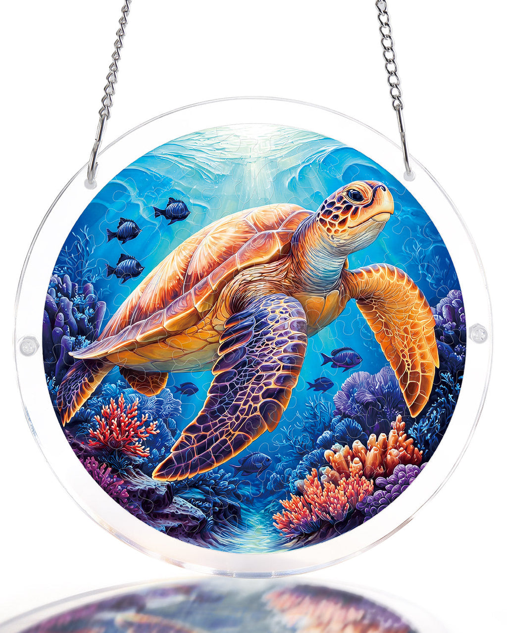 Starsea Turtle Light Suncatcher-Acrylic Window Art