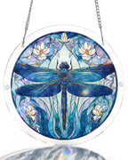 Moonlit Dragonfly Light Suncatcher-Acrylic Window Art