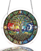 Tree of Day and Night Light Suncatcher-Acrylic Window Art