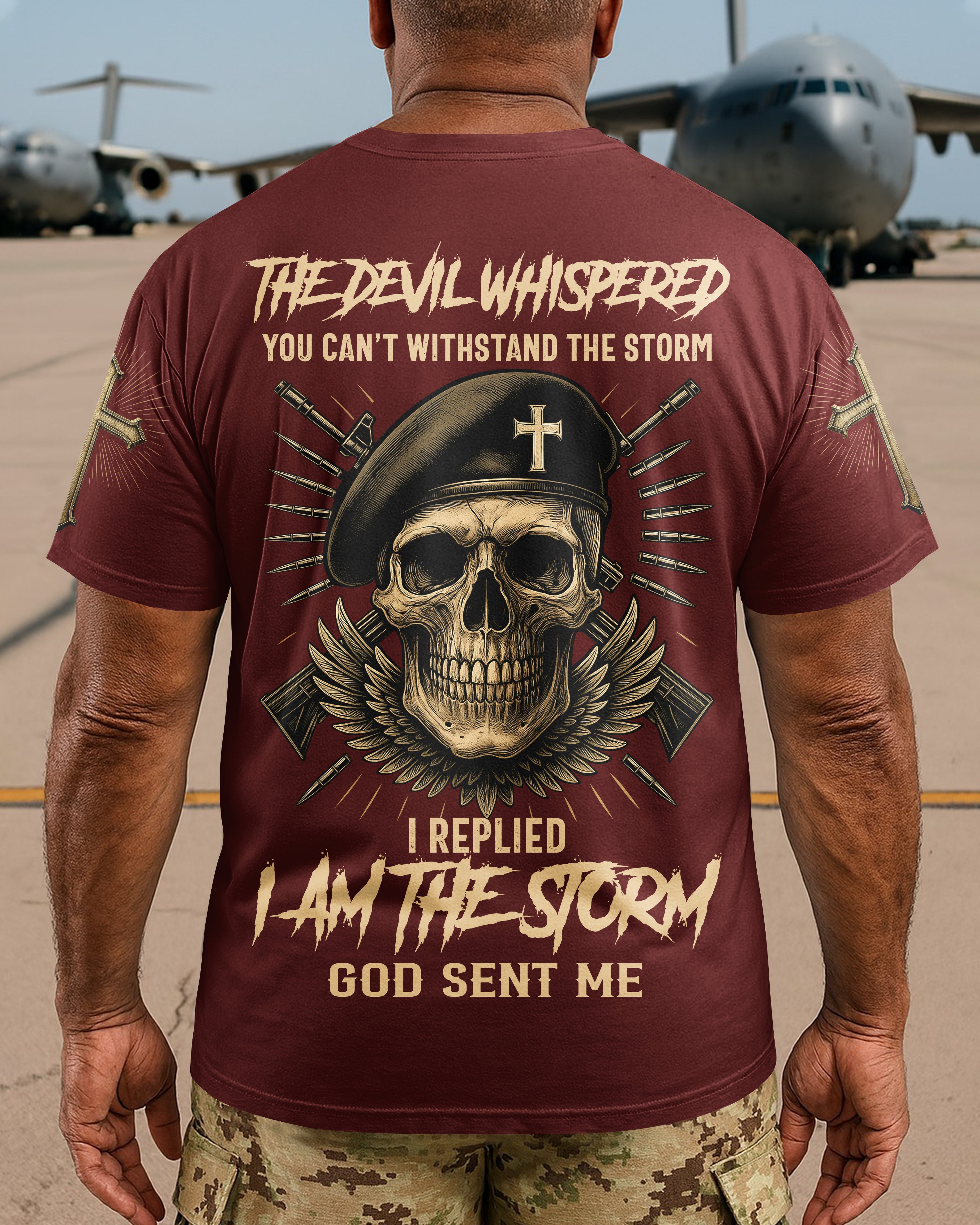 The Devil Whispered You Can’t Withstand The Storm T-Shirt