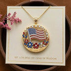 250th Anniversary of American Independence Commemorative Necklace