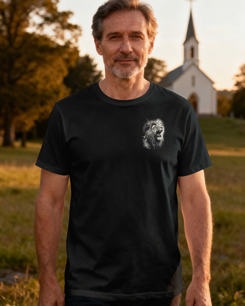 Man Of Faith, 1 Timothy 6:11, Pursue Righteousness, Godliness, Faith, Love, Endurance And Gentleness. T-Shirt