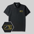 Personalized Pixel Skill 3 Geek Embroidered Polo Shirt