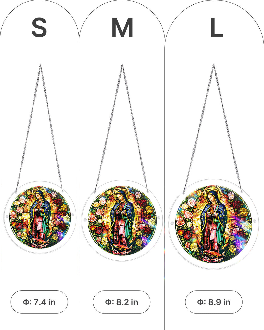 Light of Prayer Light Suncatcher-Acrylic Window Art