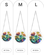 Dreamy Succulent Garden Light Suncatcher-Acrylic Window Art