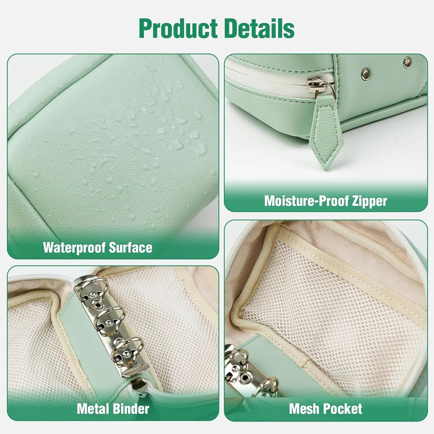 A8 Large Waterproof Travel Pill Organizer Set