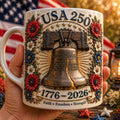 USA 250th Anniversary Liberty Bell Mug