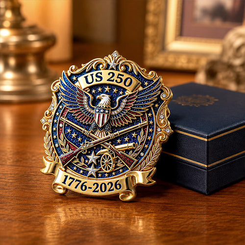 250 Years of Patriotism (1776-2026) Commemorative Brooch