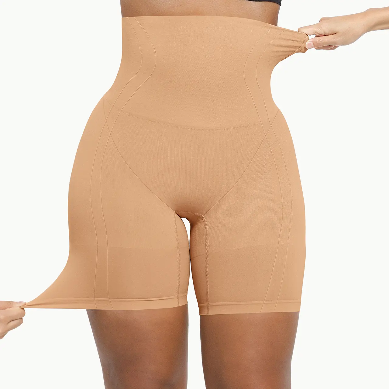 Short galbant sans coutures pour femme | Shorty gainant taille haute contrôle du ventre