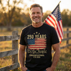 250 Jahre Amerikanische Flagge 250. Jahrestag USA T-Shirt