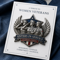 Gedenkabzeichen für Frauen im Militärdienst – Militärische Gedenkbrooch