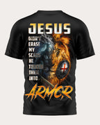 Jesus Didn't Erase My Scars He Turned Them Into Armor T-Shirt