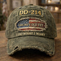 Veteran DD-214 Kunst lässig bedruckte Mütze
