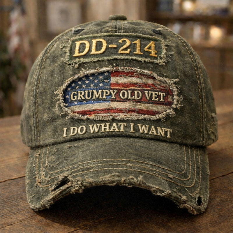 Veteran DD-214 Kunst lässig bedruckte Mütze